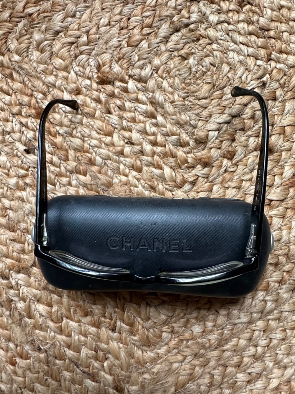 Chanel black reading glasses w rhinestones CCs - Picture 7 of 9